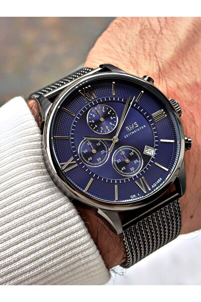 Romanson Fonksiyonlu Çelik Kordon Çelik Kasa Erkek Kol Saati 1464.05