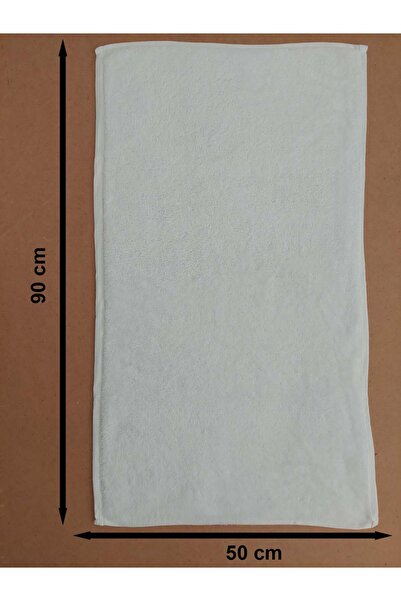 Mef Collection Πετσέτες κομμωτηρίου από μικροΐνες 12 τεμαχίων Λευκές 50x90 εκ. | Σετ επαγγελματικών πετσετών υγιεινής που δεν μπορούν να συγκρατηθούν με τη βαφή