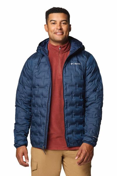 Columbia Men's Delta Ridge down Jacket - Navy Blue