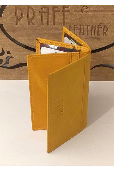 Praff 06112021 Genuine Leather Butterfly Card Holder