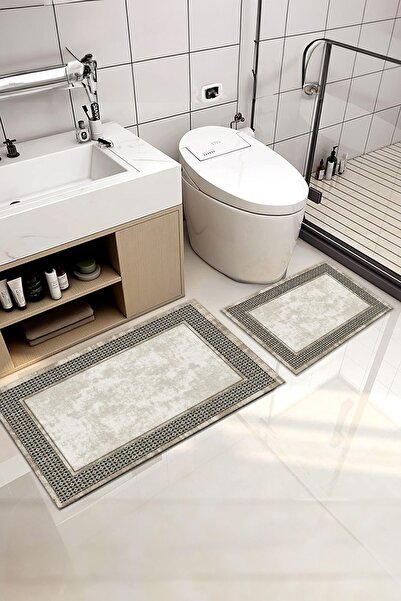 ComfortCo Non-Slip Base, Washable Sink Front Mat, Bathroom Mat, Shower Cabin ...