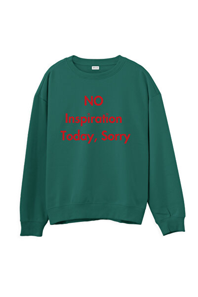 Orvia Life سويت شيرت أخضر عادي - آسف