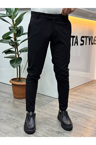 BYATA MENS STYLE Siyah Kumaş Pantolon