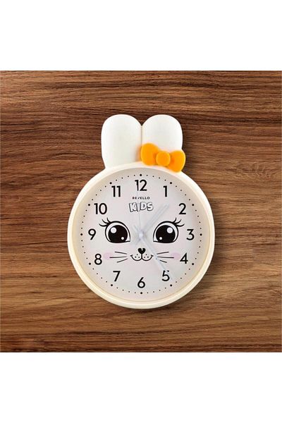 Revello Children's Room Wall Watch from Watchword 27X39 cm Cream Colored Modern and Stylish Design
