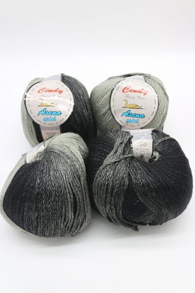 Hobimos 4 τμχ Cindy Wool Blended Acrylic Cardigan - Πουλόβερ - Φουλάρι - Κλωστή Beanie