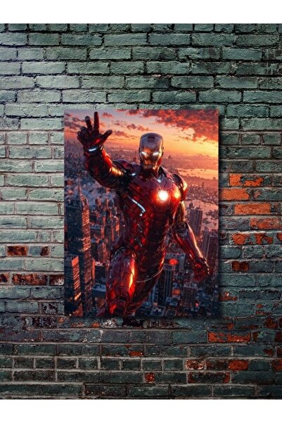 ZNC İron Man - Marvel - Film & Dizi Posterleri, Özel Tasarım Kağıt Poster, Du...