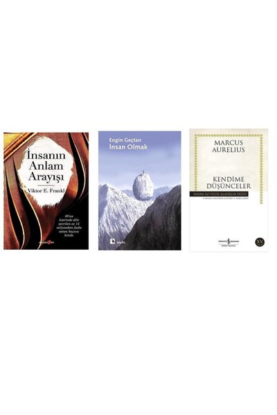 Koridor Yayıncılık INSANIN ANLAM ARAYISI+INSAN OLMAK+KENDIME DUSUNCELER HASAN...