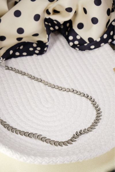 Lekka Design Leaf Chain Tarnish Stainless Steel Unisex Necklace