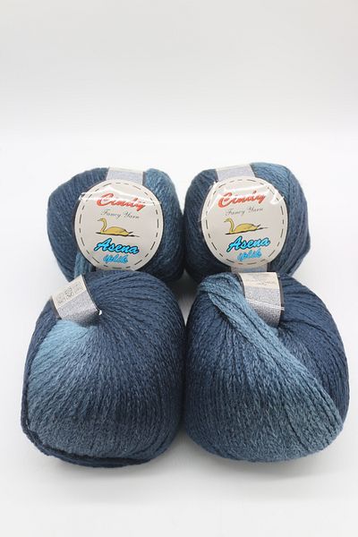 Hobimos 4 τμχ Cindy Wool Blended Acrylic Cardigan - Πουλόβερ - Φουλάρι - Κλωστή Beanie