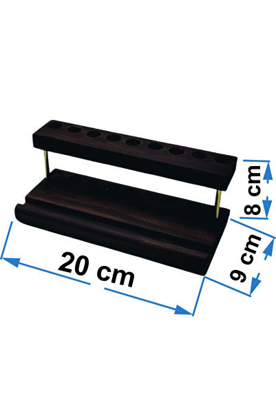 Tiydem Дървен държач за моливи, държач за телефон, стойка за iPad, органайзер