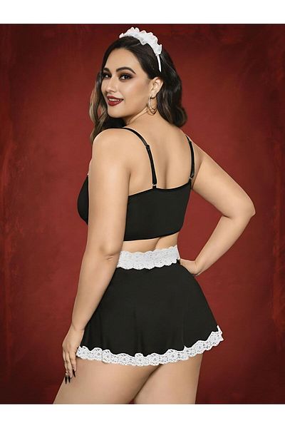 ESİLORA Femei Fancy Marime Plus cu Fusta Imbracaminte de noapte eleganta Costum special Sexi Fancy