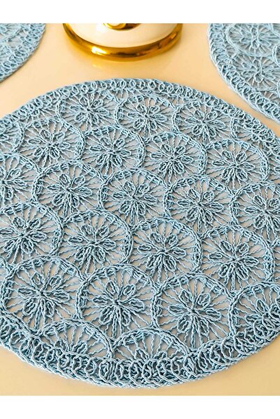 ARMESE 1 Adet Örgü,supla (SERVİS TABAK ALTLIĞI) 30cm