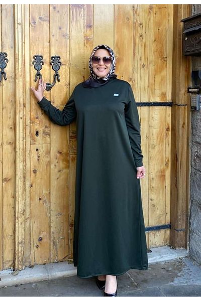 ELYTA Seasonal Hijab Dress Knitted Fabric Self-Striped