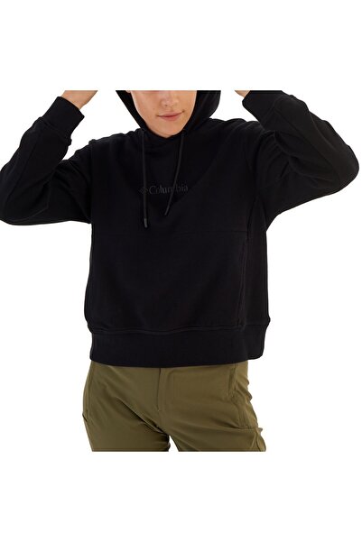 Columbia Csc Chest Logo Kadin Kapüşonlu Sweatshirt