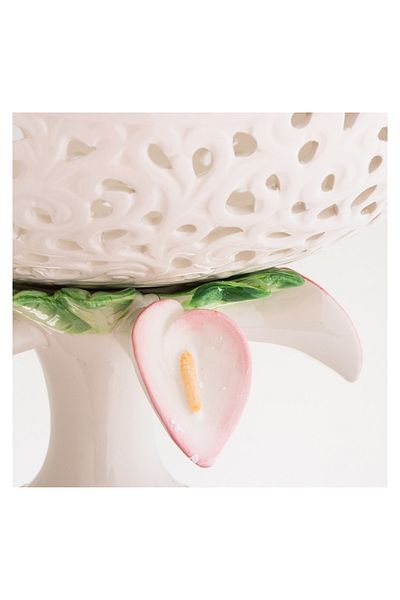 HIC Ceramic serving dish with base