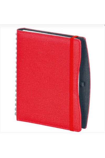Copyder 17x24 см термо PU дневник със скрита спирала - 70 гр., твърда корица, цвят слонова кост