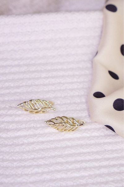 Lekka Design VIP Series Steel Women's Luxury Leaf Earrings