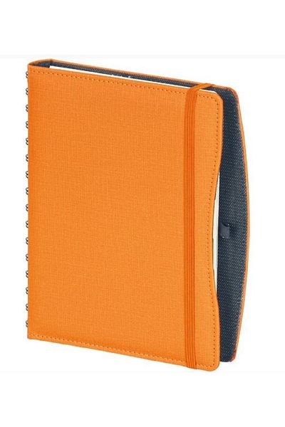 Copyder Agenda zilnică cu spirală secretă Thermo PU 17x24cm - Copertă rigidă cremă de fildeș de 70gr