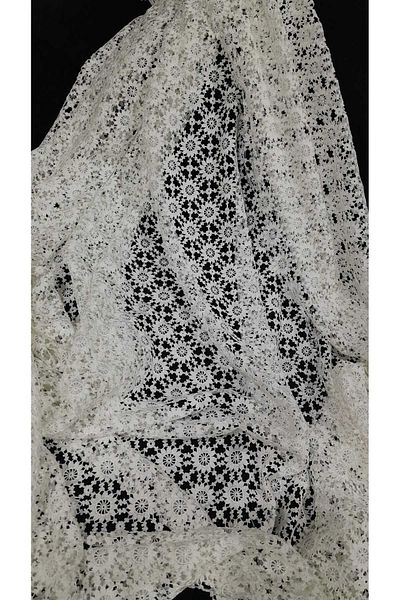 Papatyam 14 Handwork Napkins - 20X20, 45X45, 38X38, 30X32 Lace Large Table (175X170)
