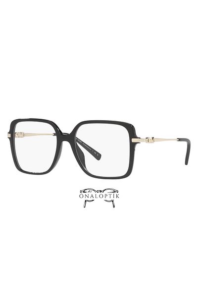 Michael Kors Woman Square Eyeglasses- Mk 4099 - Lense Size:52mm - Black