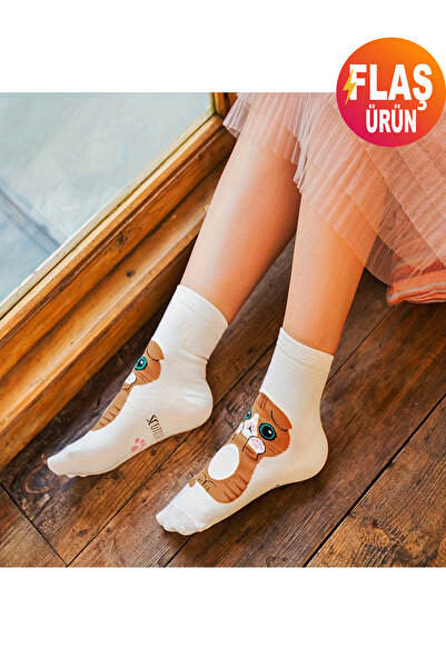 KEMSON Унисекс чорапи с котешка тематика, подходящи за всички възрасти, от деца до възрастни