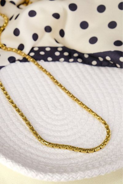 Lekka Design VIP Series Steel Men's Flat Twist Chain Necklace