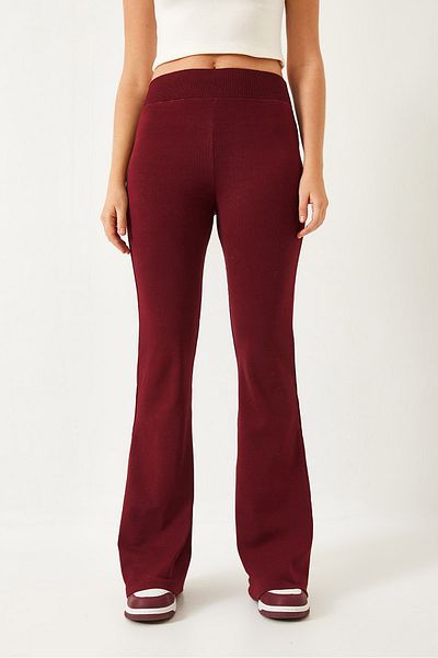 Bianco Lucci Pantaloni cu talie înaltă cu talie lată pentru femei 60351306