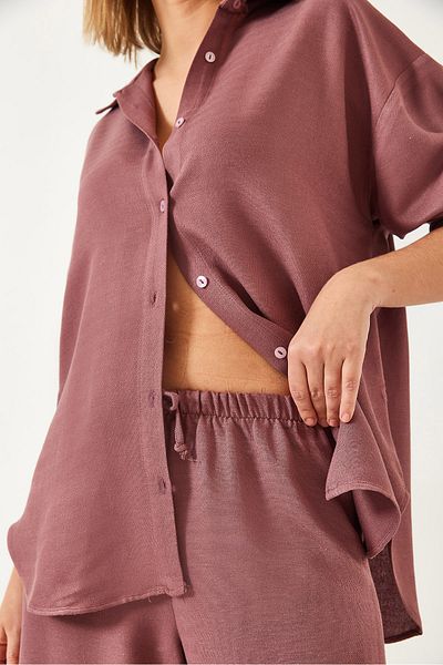 Bianco Lucci Damen-Set mit Fischgrätenmuster und Stoffboden 6003 60351296