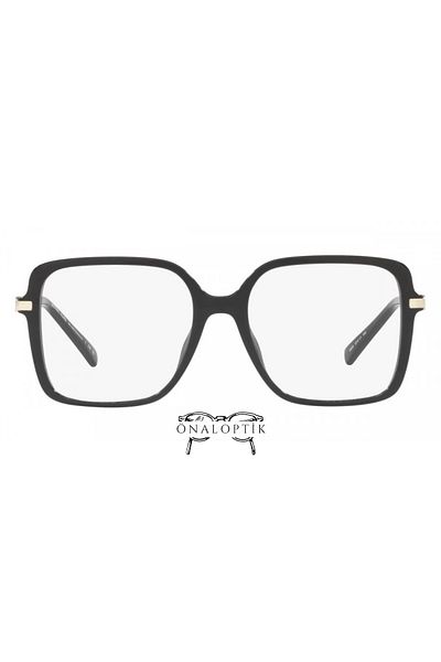 Michael Kors Woman Square Eyeglasses- Mk 4099 - Lense Size:52mm - Black