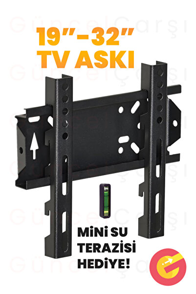 19 "-32" Fixed Lock Lcd Led Tv Wall Mount Hanger Bracket 25 Kg Carrying Capacity Television Hanger