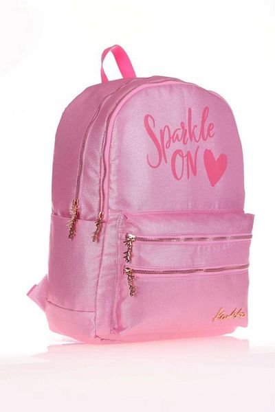 KAUKKO Pink Sparkle Backpack - K1564