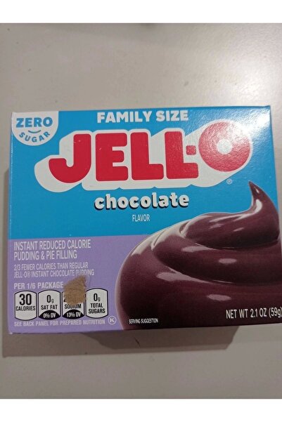 jell-o Chocolate Puding Zero Sugar 59 Gr.