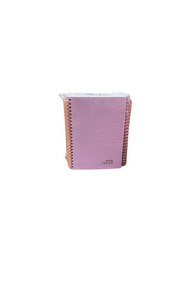 KESKİN COLOR Pastel Show A6 - Bloc de note cu rigle 10,5x14,5 cm, copertă Pp 80 coli, pachet de 12