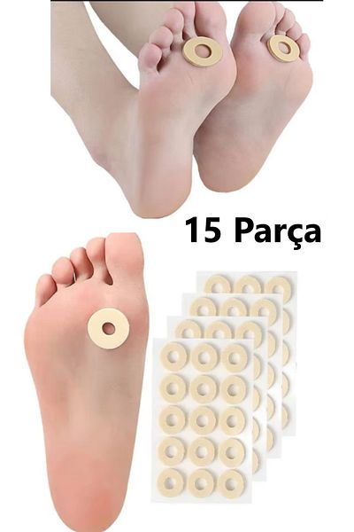 optana 15 Pieces Self Adhesive Callus Tape for Shoes Percussion Callus Pad Tape Heel Protector Pad