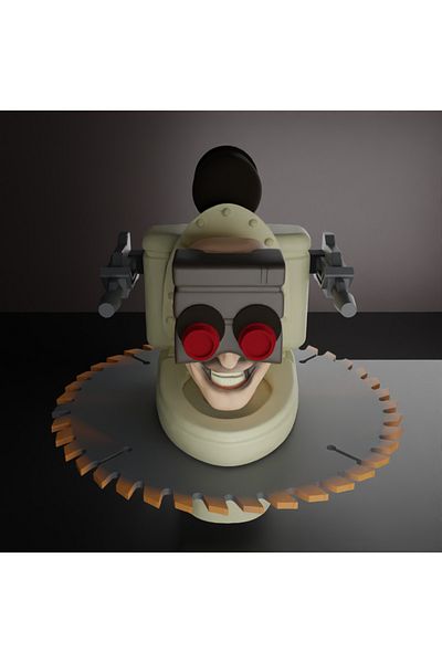 Suelo Butik Skibidi Toilet Titan Saw - لعبة الشكل شيبيلي منشار المرحاض للرجال