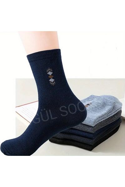 ASGÜL SOCKS Комплект мъжки сезонни икономични чорапи - 5 чифта