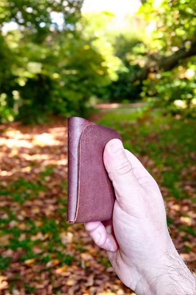 Leather Cy Zenith Tan Genuine Leather Men's Women's Card Holder Wallet Name Writing Included Handmade Card Holder