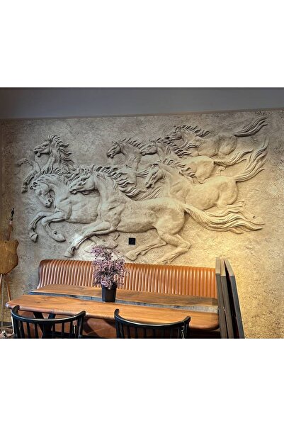dreamwall Duvar Kağıdı Atlar Desenli Isı Ve Ses Yalıtımlı Sağlıklı Tekstil Duvar Kağıdı