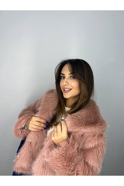 ALFUDO Moda Collection Premium Fur Coat with Lining Inside