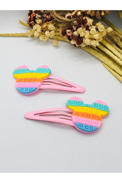 İnDerin 2-dijelna kopča za kosu sa Popit Mickey Mouse