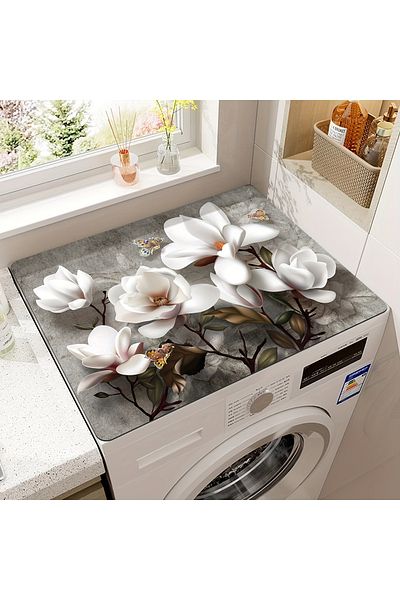 Else Halı Dryer Protection Mat - Washing Machine Cover, Liquid Proof, Non-Slip, Washable Dsn-09