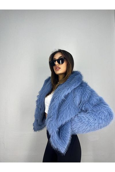 ALFUDO Moda Collection Premium Fur Coat with Lining Inside