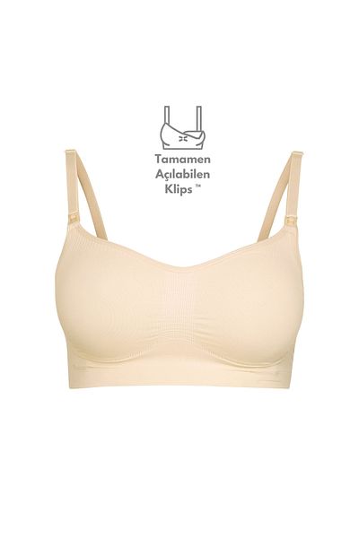 Lendora Sutien de maternitate pentru alăptare fără sudură (fără sudură).