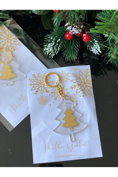 Masalsı Concept New Year's Ornament New Year's Gift 5-Piece Lucky Money New Year's Gift Keychain Full of Miracles