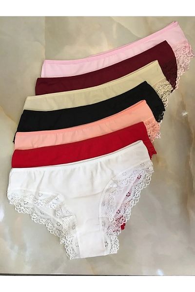 Lunamiratto Set de 7 chiloți bikini din dantelă