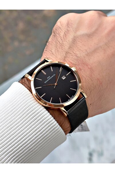 Romanson Özel Tasarım 5 Atm Su Geçirmez Çelik Kordon Çelik Kasa Erkek Kol Saati. 1345.07