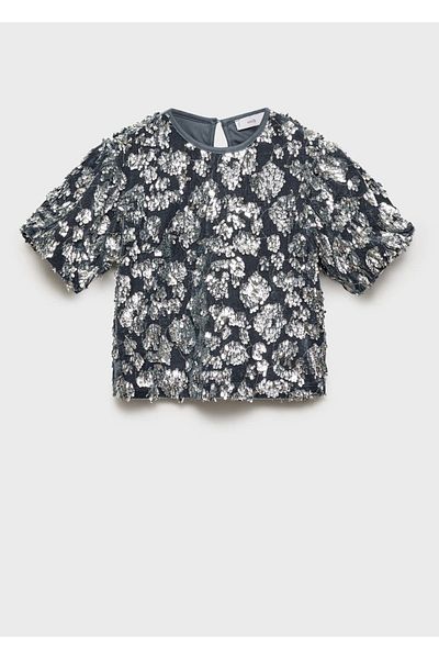 MANGO Kids Tricou cu paiete