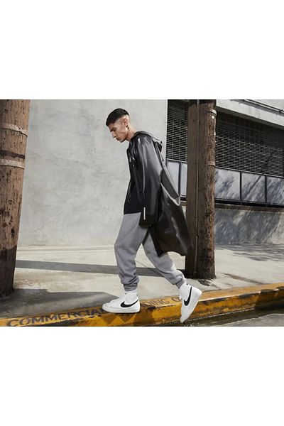 Nike Unisex Blazer Mid 77 Vntg - Genuine Leather Sneakers Sporty