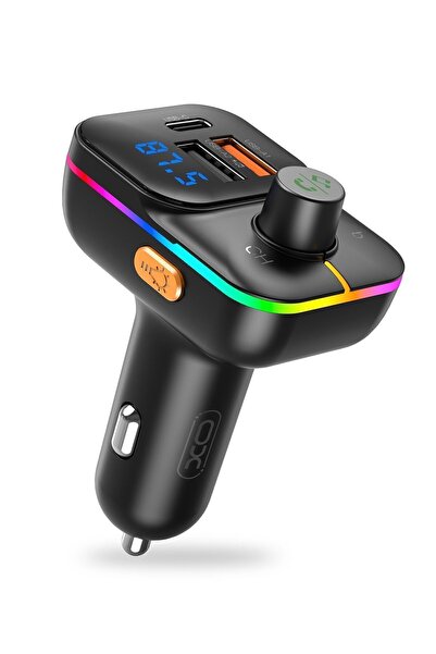 Xo 25w Type-c Usb-c Şarj Çıkışlı Mikrofonlu Işıklı Bluetooth Wireless Araç Iç...