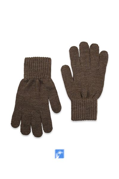 Kardelen Butik Denizli New Autumn and Winter, Solid Color Windproof Acrylic Gloves for Adult